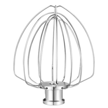 K45WW Wire Whip Dishwasher Safe Stainless Steel Whisk Attachment fit KitchenAid Stand Mixer (4.5 and 5 QT Tilt Head)