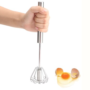 Whisks Egg Blender Egg Mixer Semi Automatic Egg Blender for Home Kitchen Dining Stainless Steel Baking Tools Accessories Kitchen Utensils Gadgets Stainless Steel Whisk Egg Tool