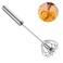 Hand Push Rotary Whisks Stainless Steel, 13.5 Inch Semi-Automatic Egg Whisks for Cooking, Kitchen Whisk Blender for Blending, Versatile Milk Frother, Beating, Stirring, Hand Push Wisking tool