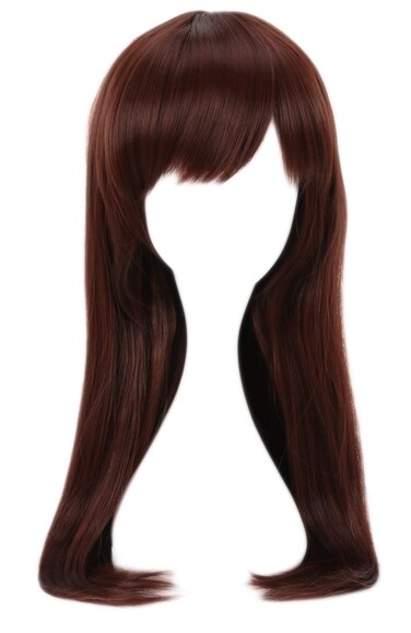 MSHUI Shooter Game Anime Cosplay Red Brown Hair