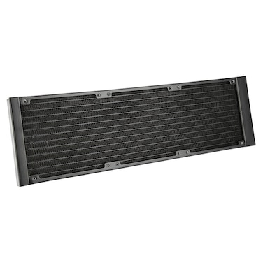 Water Cooling Radiator, Aluminum 12 Pipe Heat Exchanger Radiator with G1/4 Thread, PC Radiator for Water Cooling System (360mm)