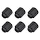 MECCANIXITY Male to Female Extender Fitting G1/4 x 20mm for Water Cooling System Black 6pcs