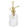 YARDWE Glass Watering Can, Plant Mister Spray Bottle, Vintage Glass Watering Spray Bottle Small Watering Can Indoor for Succulents (Transparent)