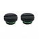 Meuey Lyot Black G 1/4 Inch Plug Fittings with Green O- Ring Water Stop Plug for Computer Water Cooling Systems-2PCS