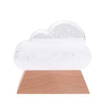 BESPORTBLE Cloud Storm Glass Weather Forecaster Weather Station Water Drop Weather Predictor Desktop Decorations