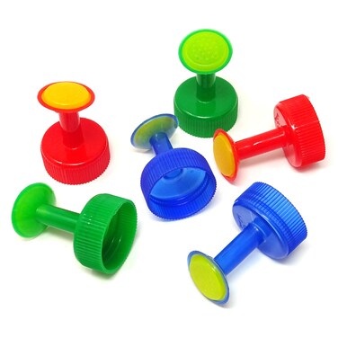 Honbay 12PCS Plastic Bottle Cap Sprinklers Nozzles Bonsai Watering Spout Nozzle for Indoor Nursery Garden Plants (GB 28mm Caliber)