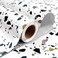 Stickyart 24"x160" Glossy White Terrazzo Contact Paper Self Adhesive Marble Contact Paper for Kitchen Countertops Waterproof Removable Granite Contact Paper Marble Pattern Wallpaper for Bathroom Wall