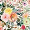 APPIOK Floral Peel and Stick Wallpaper Self-Adhesive Removable Wallpaper Vinyl Wallpaper Watercolor Decoration and Furniture Renovation 17.7x118 Inch
