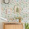 CIEMODA Peel and Stick Wallpaper Floral and Leaf Thick Self Sticking Vintage Adhesive Wall Paper for Home Bedroom Kitchen Countertop Walls Cabinets Shelves Dresser Drawer Liner Furniture Decal