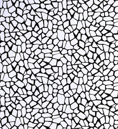 Qoubao Peel and Stick Kitchen Countertop Backsplash Wallpaper Black White Stone Contact Paper Bathroom Wall Table Sticker Cover 17.7X117 Inches