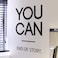 My Vinyl Story Large You CAN End of Story Wall Decal Inspirational Wall Decal Motivational Office Decor Quote Inspired Motivated Positive Wall Art Vinyl Gym Sticker School Classroom Decor