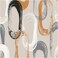 Blooming Wall DPYB12 Geometric Ellipse Circles Peel and Stick Wallpaper Removable Self Adhesive Wall Mural Wall Dcor