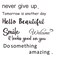 6 Sheets Inspirational Wall Stickers, sacinora Motivational Phrases Wall Decals Positive Quotes Removable Vinyl Peel and Stick for Home Office Bedroom Mirror Door Art Decorations