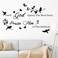 Until God Opens The Next Door Praise Him in The Hallway Wall Decals Inspirational Religious Faithful Quote Wall Stickers Peel and Stick Bible Verse Wall Stickers for Living Room Church