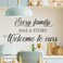 My Vinyl Story - Every Family Has a Story Welcome to Ours - Large Wall Decals for Bedroom Family Decal Quote Word Sayings Sticker Sign Family Decor Removable Vinyl for Living Room Home 30x14 Inches