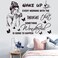 Inspirational Wall Decals Quotes Motivational Inspirational Wall Stickers Letter Wall Decals Vinyl Sayings Beauty Eye Wall Stickers for Women Bedroom Girls Bathroom Beauty Salon Wall Decoration.