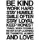 My Vinyl Story Large Be Kind Work Hard Stay Humble Wall Decal Inspirational Wall Decal Motivational Office Decor Quote Inspired Motivated Positive Wall Art Vinyl Gym Sticker School Classroom Decor