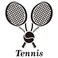 ANFRJJI Tennis Wall Sticker Tennis Room with PVC Removable Tennis Player Wall Stickers for Sport Lovers - Perfect for Home and Court Decoration Effect 19"x22"(Black-JZY247-Tennis)