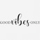 My Vinyl Story Good Vibes Only Inspirational Wall Decal Motivational Office Decor Quote Inspired Motivated Positive Focused Wall Art Vinyl Wall Decal School Classroom Words and Saying 36x10 in