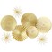 Lingvee 8 Pcs Gold Wall Decor Modern Metal Wall Decor Metal Starbursts Radial Plate Wall Art Hanging Decorative Wall Decorations for Home Bedroom Bathroom Living Room Office Wall Sculpture(Gold)