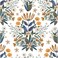 Floralplus Boho Wallpaper Peel and Stick Floral Removable Wallpaper Boho Leaf Renter Friendly Wallpaper for Bathroom Bedroom Stick On Boho Wallpaper for Accent Wall Decor 17.7 * 118 in