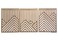 Tribe Azure Modern Mountain Geometric Wall Sculpture Abstract Wooden Wall Art Hanging Decor Panel Forest Large Living Room Office Bedroom