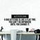 My Vinyl Story Large Attitude Inspirational Wall Decal Motivational Office Decor Quote Inspired Motivated Positive Focused Wall Art Vinyl Wall Decal School Classroom Words and Saying 30x10 in