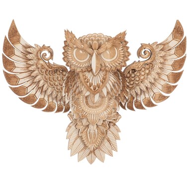 jojofuny Wood Owl Wall Decor Hand Carved Wood Owl Decor Rustic Owl Statue Owl Decor Wall Plaque Hanging Home Decor Accent Art Unique Sculpture Decorations
