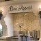 Bon Appetit Italian Vinyl Wall Decal for Dining Room Kitchen(Black,6&quot; h x22 w)