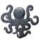 It's Cactus Octopus Metal Wall Art, Sea Life Ocean Decor, Beach Themed Artwork, Nautical Decorative Figurines 14 in. x 15 in.