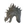 It's Cactus Dragon Wall Decor, Mythical Dragons, Gargoyles Sculpture, Fantasy Work Decorations, Handmade in Haiti, 19 X 22 Inches, Steel Drum Art