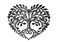 Heart Shaped Tree of Life Decor, Metal Wall Hanging Artwork, Handmade in Haiti, Celtic Family 17 X 16 Inches