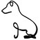 YRHSPORT Dog Minimalist Art Sculpture, Personalized Metal Abstract Metal Line Crafts Creative Statue for Living Room, Home Office, Desk, Wall Decoration&iuml;&frac14;&circ;Jack Russell