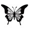 Heoclao 1 Pcs Metal Butterfly Wall Art Decor Black Metal Butterfly Wall Art Butterfly Wall Hanging Decor Art Black Butterfly Metal Sculptures for Indoor Outdoor