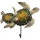 Comfy Hour Ocean Voyage Collection 5" Sea Turtle Coastal Beach Coral Theme Decorative Wall Hanger, Polyresin