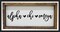 Sorority Shop Alpha Chi Omega Wall Art - 17&quot; X 9&quot; Rectangle Wood Framed Wall Decor, Wall Sign with Script Design, Gift for ACO Sisters