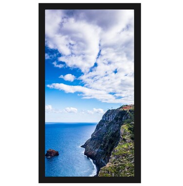 MENNTHUI 5x10 Black Picture Frame, Tabletop and Wall Mounting Horizontally or Vertically, Decoration for Photos, Paintings, Posters, Artwork