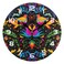 xigua Mexican Flower Pattern Wall Clock, Silent Non Ticking 10 Inch Battery Operated Wall Clocks, Easy to Read Clock for Home Kitchen Living Room Bathroom Office Decor