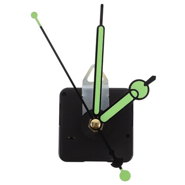 DOITOOL 1 Set Clock Mechanism Replacement, 3D Clock Movement with Luminous Hands for DIY Wall Clocks, Analog Display