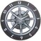 Kichvoe 3D Garage Wall Clock Wheel Shaped Tire Rim Clock Silent Battery Operated Acrylic Gear Clock Mute Wall Clock for Automotive Mechanic Shop Car Enthusiasts Bedroom
