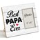 Oqtumes Papa Gift Picture Frame, Grandpa Gift From Grandkids, Gifts for Grandpa Papa Grandad, Rustic Best Papa Ever Wood Picture Frame 8 x 10 Inches, Wall Mount and Tabletop - 4 x 6 Inch Photo