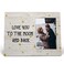 MAQIKA Love You to the Moon and Back Wood Photo Frame for 4x6 Photos, Love Picture Frame, Baby Photo Picture Frame, Couples Picture Frame, Mothers Day Love Gifts for Women her Kids