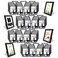 YOUKE OLA Set of 80 Picture Frame Bulk Photo Frames with Mat Wall Mounting Simple Photo Frames Multi Picture Frames for Wall or Tabletop, 4x6 Black