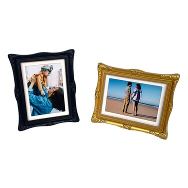SULEPE 2x3&acirc;&euro; Mini Picture Frame, Magnetic/Tabletop/Wall Mount 3 Way Display, Instax Mini Frame Magnets For Fridge, Polaroid Go Picture Frames 2x3, Small Wallet Size Picture Frame, 2 Packs