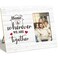 OTINGQD Family Picture Frame Gift,Home Is Wherever We Are Together Wooden Photo Frame for Tabletop Wall Display,New Home Gift Ideas,House Warming Gifts New Home,Family Gifts for Home Mom Dad