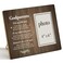 Dumyum 8x10 Picture Frame Wooden Photo Frame for Godparents Gifts, 4x6 Inches, Country Style, Desktop &amp; Wall Decoration, Polychrome
