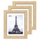 VCK 8x10 Oak Wood Frame for Picture, Natural Solid Wood Photo Frames 3 Pack, Wall Gallery Frame