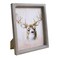 CVHOMEDECO. 8x10 Picture Frame Made of Solid Wood High Definition Glass Rustic Vintage Designs Photo Frame for Tabletop Display and Wall Mounting, Distress Brown
