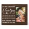 Nurawo Papa Wood Picture Frame Grandpa You Mean the World to Me Rustic Wooden Photo Frame for Tabletop or Wall Display (for 4x6 Photo), Grandfather Gift