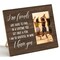 Nurawo Friends Wood Picture Frame Rustic True Friends Hard to Find Wooden Photo Frame for Tabletop or Wall Display (for 4x6 Photo), Best Friend Gift